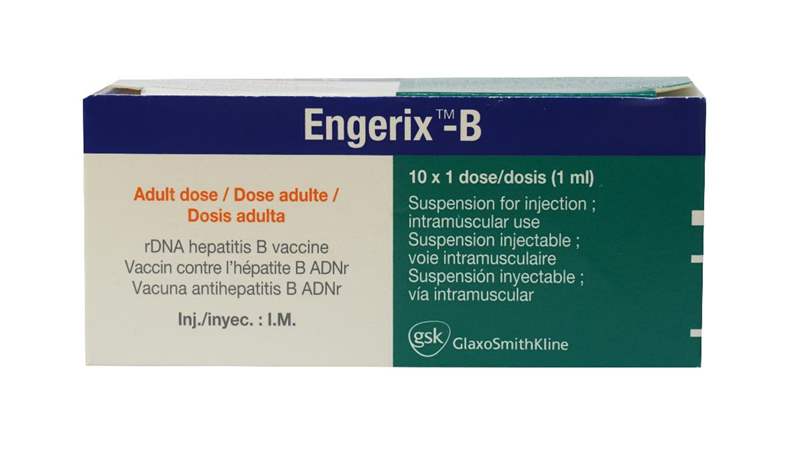 8101 ЕНДЖЕРИКС™-В/ENGERIX™-B ВАКЦИНА ДЛЯ ПРОФІЛАКТИКИ ВІРУСНОГО ГЕПАТИТУ В, РЕКОМБІНА НТНА - Hepatitis B, purified antigen