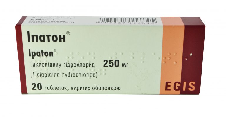 9840 ІПАТОН® - Ticlopidine