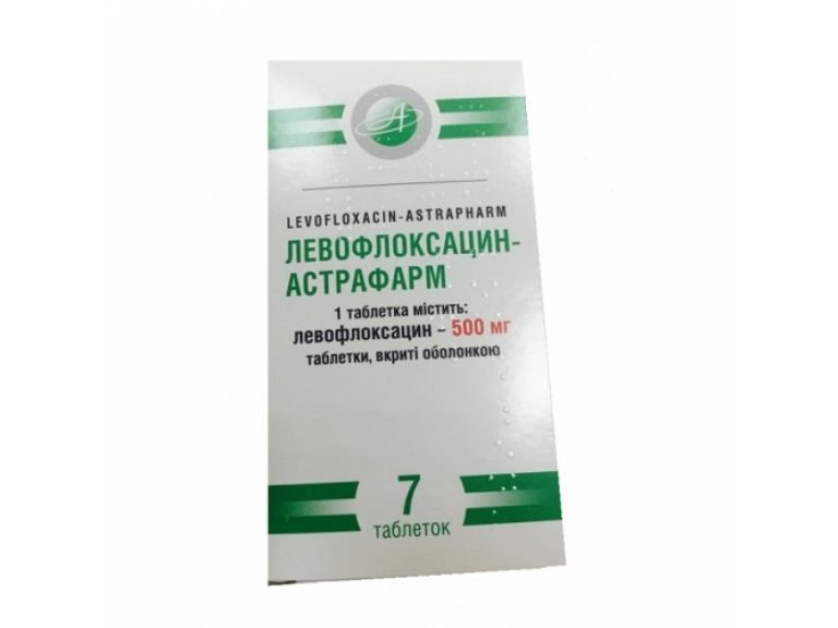 12582 ЛЕВОФЛОКСАЦИН 500 - Levofloxacin