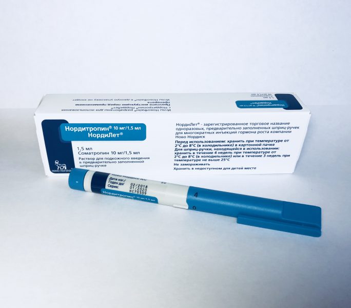 16152 НОРДІТРОПІН® НОРДІЛЕТ® 10 мг/1,5 мл - Somatropin